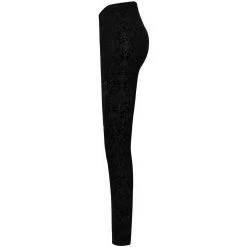 Leggings 'Gothic Retro' Noir -Magasin De Mode leggings gothic retro noir 10