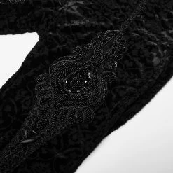 Leggings 'Gothic Retro' Noir -Magasin De Mode leggings gothic retro noir 11