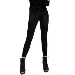 Leggings 'Gothic Retro' Noir