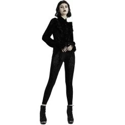 Leggings 'Gothic Retro' Noir -Magasin De Mode leggings gothic retro noir 3