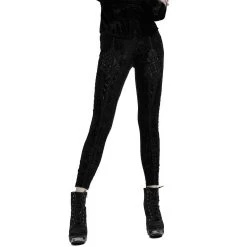 Leggings 'Gothic Retro' Noir -Magasin De Mode leggings gothic retro noir 7