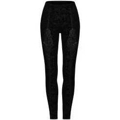 Leggings 'Gothic Retro' Noir -Magasin De Mode leggings gothic retro noir 8
