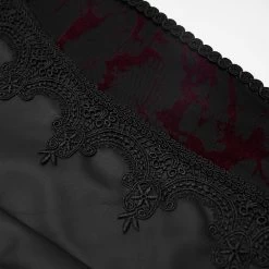 Leggings 'Hecate' Noir Et Bordeaux -Magasin De Mode leggings hecate noir et bordeaux 15