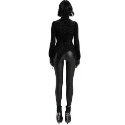 Leggings 'Hecate' Noir Et Bordeaux -Magasin De Mode leggings hecate noir et bordeaux 2