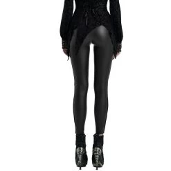 Leggings 'Hecate' Noir Et Bordeaux -Magasin De Mode leggings hecate noir et bordeaux 9