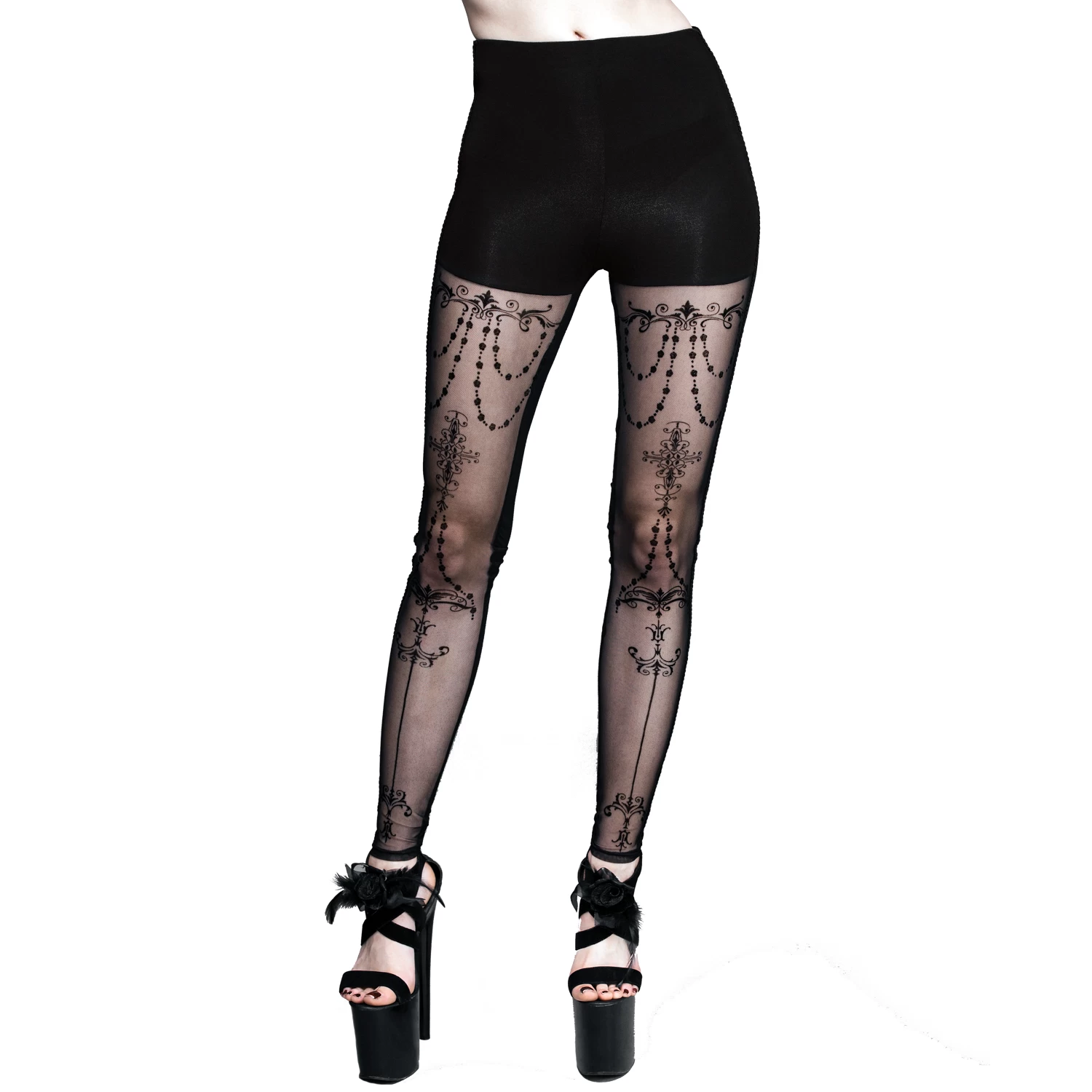 Leggings 'Medusa' Noir 3 Leggings 'Medusa' Noir