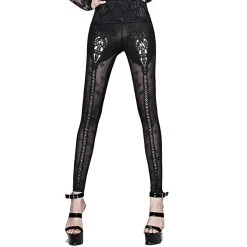 Leggings 'Mephisto' Noir -Magasin De Mode leggings mephisto noir 5