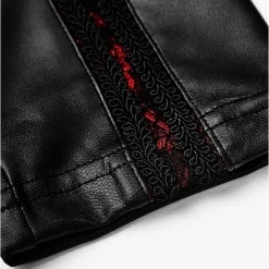 Leggings 'Soiree Gothic' Noir Et Rouge -Magasin De Mode leggings soiree gothic noir et rouge 15