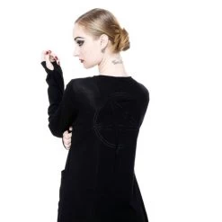 Long Gilet 'Mystic' Noir 9 Long Gilet 'Mystic' Noir -Magasin De Mode long gilet mystic noir 2