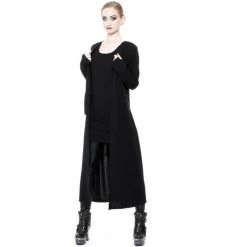 Long Gilet 'Mystic' Noir 11 Long Gilet 'Mystic' Noir -Magasin De Mode long gilet mystic noir 4