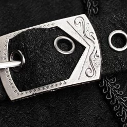 Long Kilt 'Asmodey' En Jacquard Noir -Magasin De Mode long kilt en jacquard asmodey noir 13