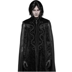 Long Manteau Cape Gothique 'Vampyr' Noir 20 Long Manteau Cape Gothique 'Vampyr' Noir -Magasin De Mode long manteau cape gothique vampyr noir 5
