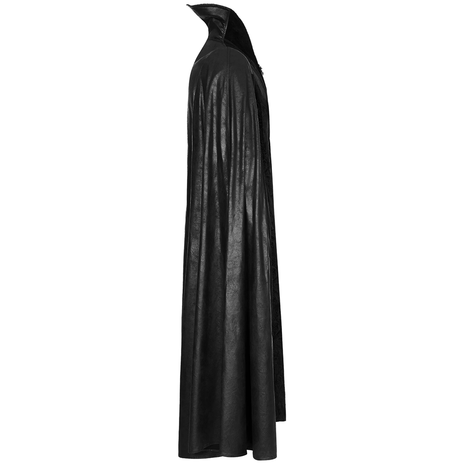 Long Manteau Cape Gothique 'Vampyr' Noir 11 Long Manteau Cape Gothique 'Vampyr' Noir – Image 9