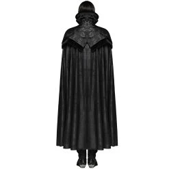 Long Manteau Cape Gothique Victorien 'Illuminati' Noir -Magasin De Mode long manteau cape gothique victorien illuminati noir 2