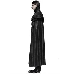 Long Manteau Cape Gothique Victorien 'Illuminati' Noir -Magasin De Mode long manteau cape gothique victorien illuminati noir 3