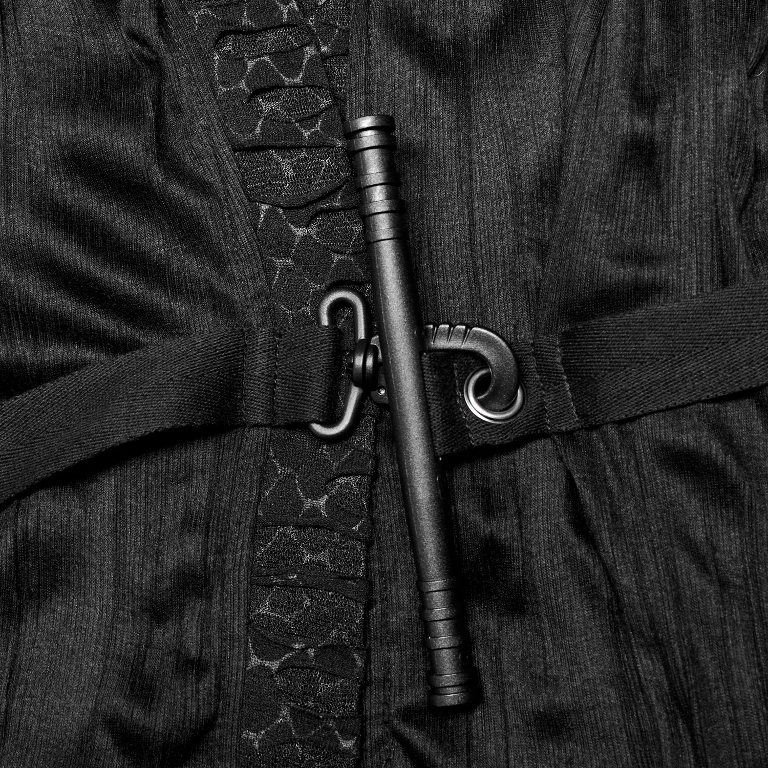 Long Manteau 'Lycidas' Noir 13 Long Manteau 'Lycidas' Noir – Image 11