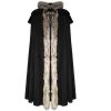 Longue Cape Homme 'Black Foxa' Noire -Magasin De Mode longue cape homme black foxa noire