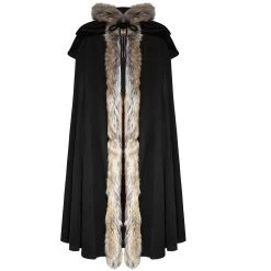 Longue Cape Homme 'Black Foxa' Noire