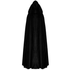 Longue Cape 'Orphelia' Noire 19 Longue Cape 'Orphelia' Noire -Magasin De Mode longue cape orphelia noire 6