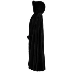 Longue Cape 'Orphelia' Noire 20 Longue Cape 'Orphelia' Noire -Magasin De Mode longue cape orphelia noire 7