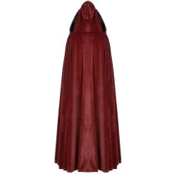Longue Cape 'Orphelia' Rouge 18 Longue Cape 'Orphelia' Rouge -Magasin De Mode longue cape orphelia rouge 6
