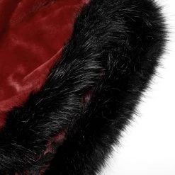 Longue Cape 'Orphelia' Rouge 20 Longue Cape 'Orphelia' Rouge -Magasin De Mode longue cape orphelia rouge 8
