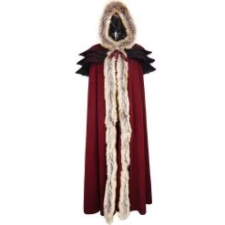 Longue Cape Pour Femmes 'Foxa' Rouge