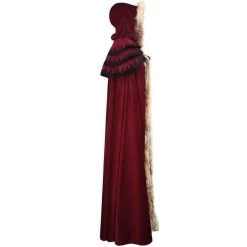 Longue Cape Pour Femmes 'Foxa' Rouge 21 Longue Cape Pour Femmes 'Foxa' Rouge -Magasin De Mode longue cape pour femmes foxa rouge 8