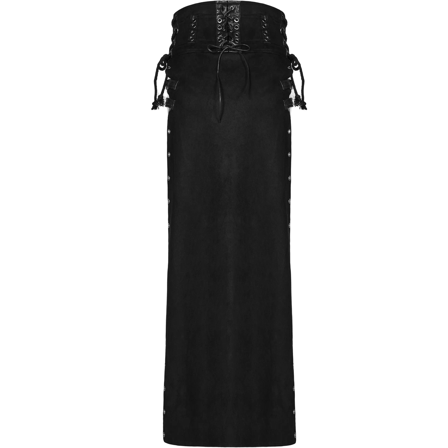 Longue Jupe 'Katana' Noire 14 Longue Jupe 'Katana' Noire – Image 12