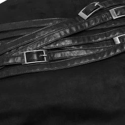 Longue Jupe 'Katana' Noire 35 Longue Jupe 'Katana' Noire -Magasin De Mode longue jupe katana noire 14