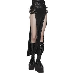 Longue Jupe 'Katana' Noire 29 Longue Jupe 'Katana' Noire -Magasin De Mode longue jupe katana noire 8