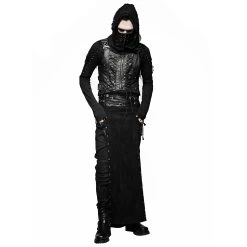 Longue Jupe Pour Hommes 'Katana' Noire 17 Longue Jupe Pour Hommes 'Katana' Noire -Magasin De Mode longue jupe pour hommes katana noire 3