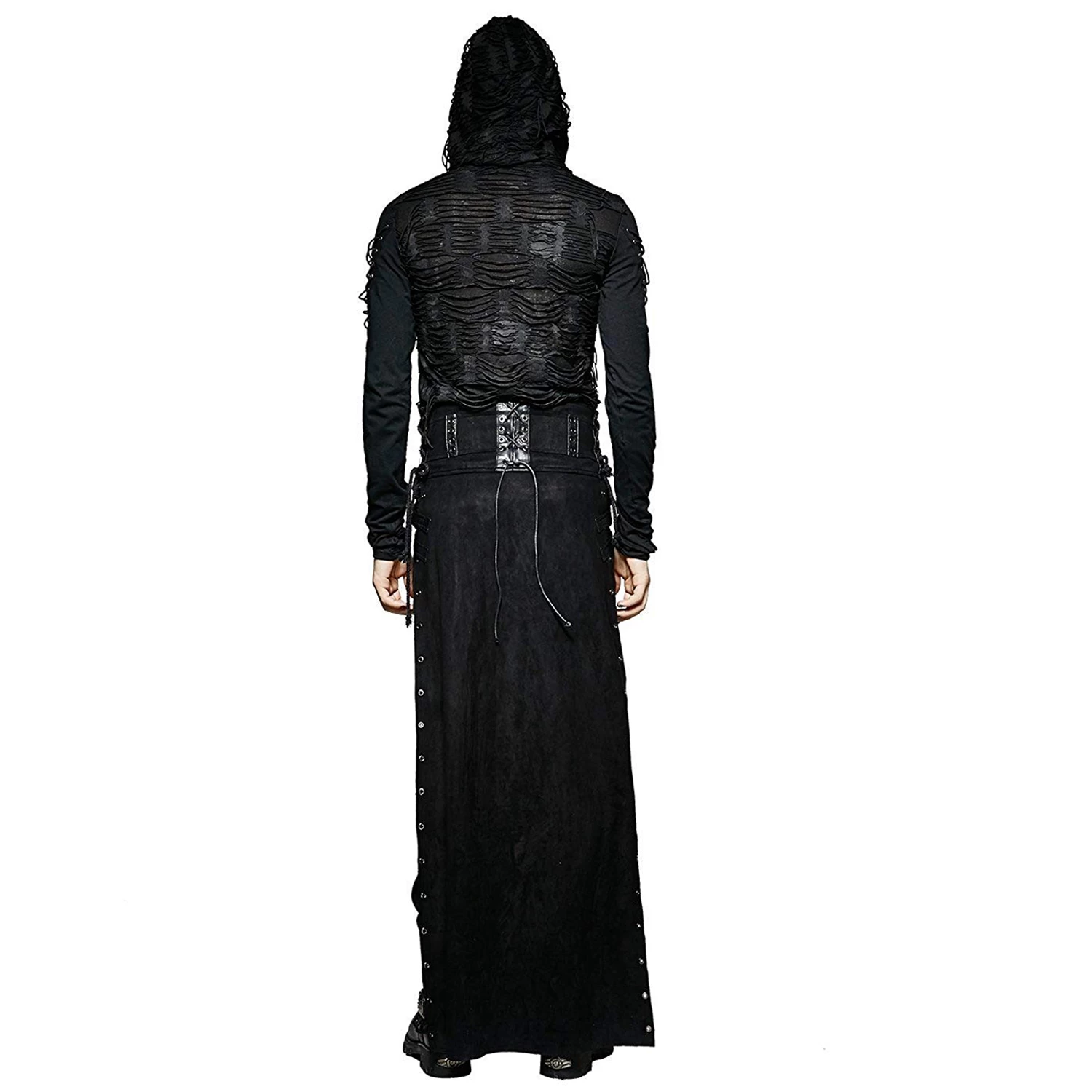 Longue Jupe Pour Hommes 'Katana' Noire 8 Longue Jupe Pour Hommes 'Katana' Noire – Image 6