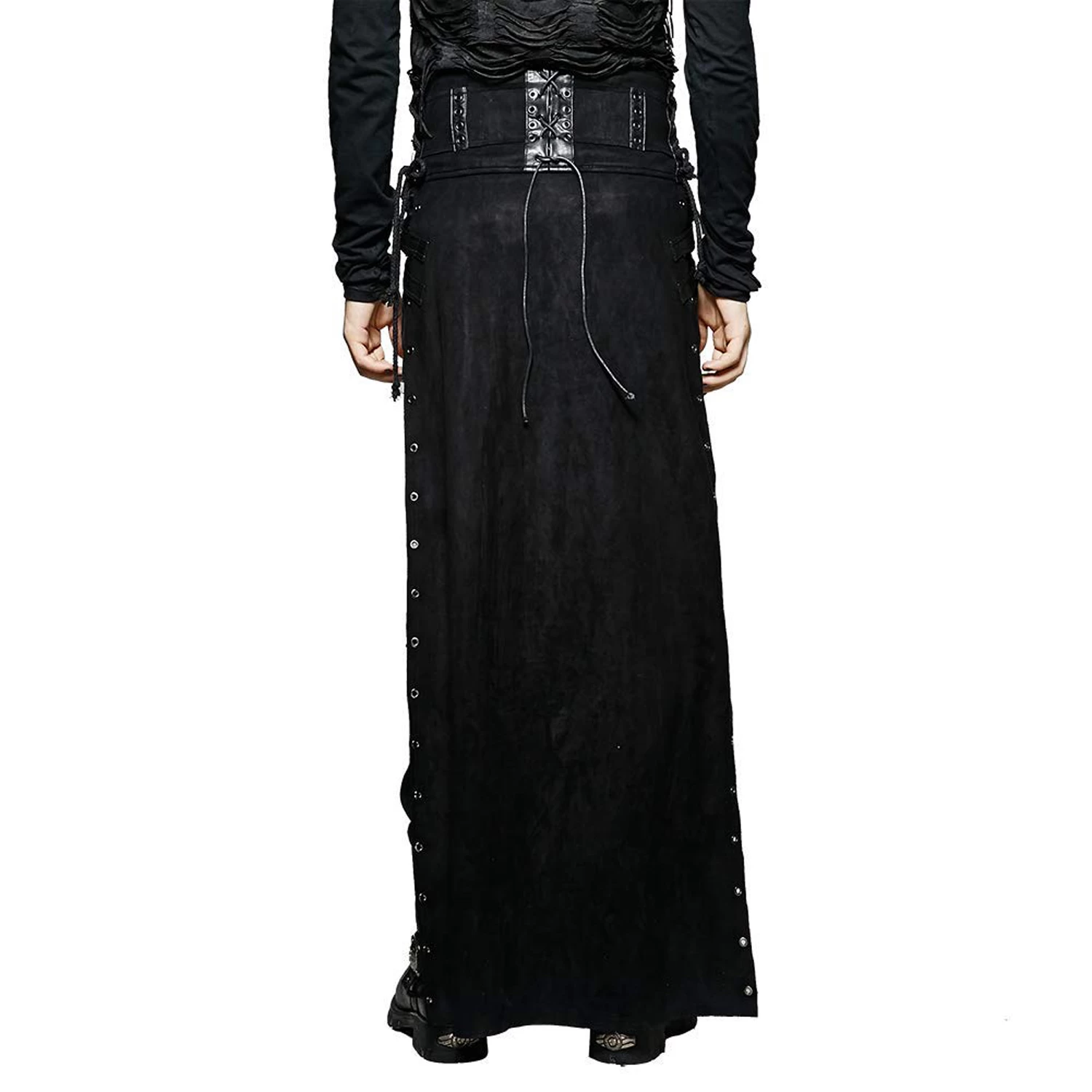 Longue Jupe Pour Hommes 'Katana' Noire 10 Longue Jupe Pour Hommes 'Katana' Noire – Image 8