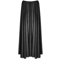 Longue Robe Cape Gothique 'Nightspell' Noire -Magasin De Mode longue robe cape gothique nightspell noire 6