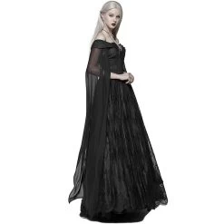Longue Robe 'Celestia' Noire 17 Longue Robe 'Celestia' Noire -Magasin De Mode longue robe celestia noire 3