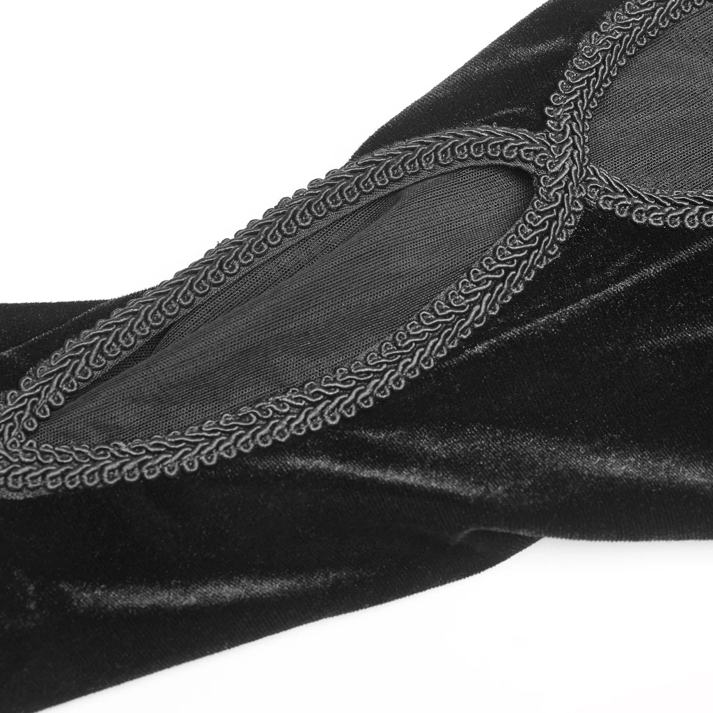 Longue Robe Gothique 'Princessa' Noire 13 Longue Robe Gothique 'Princessa' Noire â Image 11