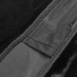 Longue Robe Gothique 'Princessa' Noire 26 Longue Robe Gothique 'Princessa' Noire -Magasin De Mode longue robe gothique princessa noire 11