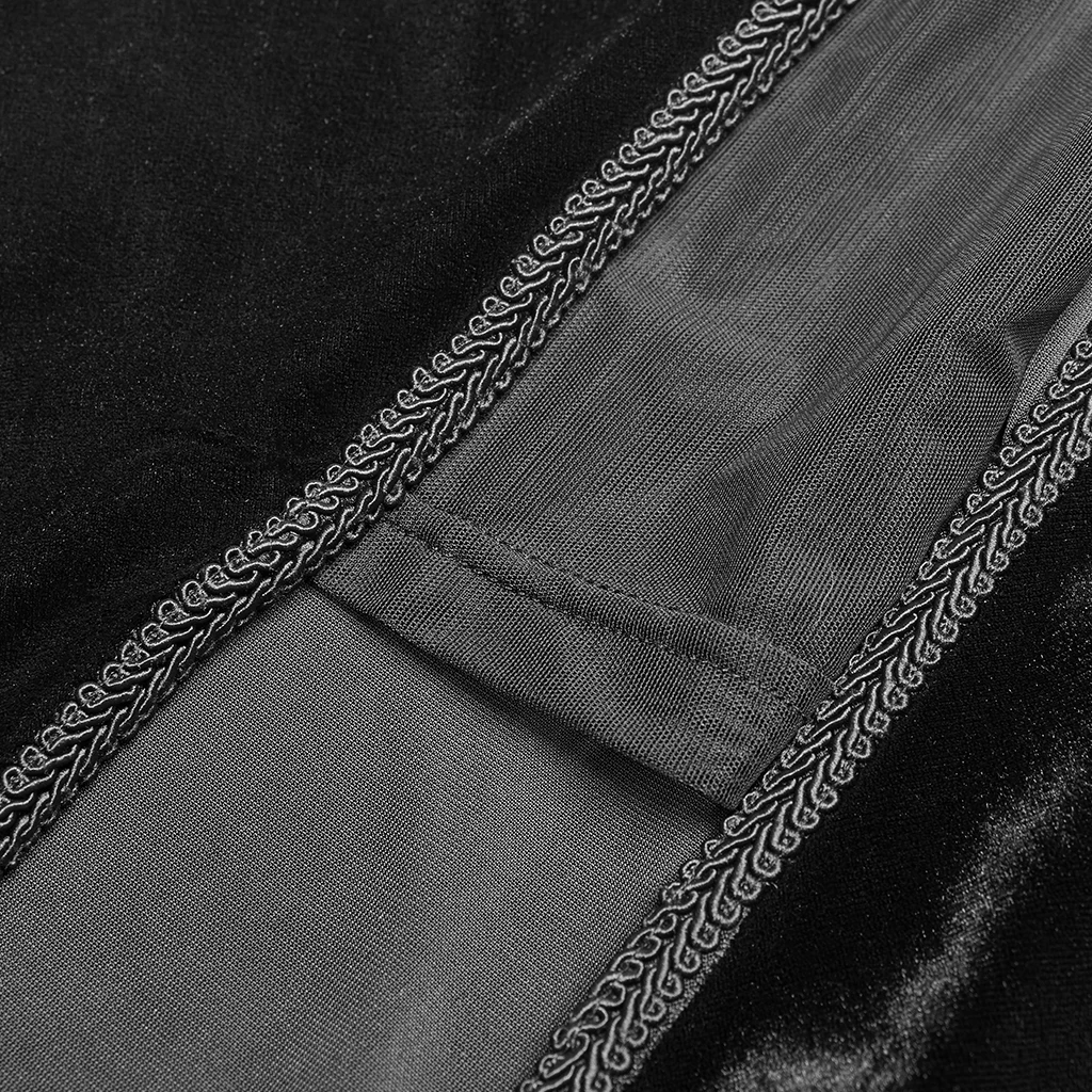 Longue Robe Gothique 'Princessa' Noire 14 Longue Robe Gothique 'Princessa' Noire â Image 12