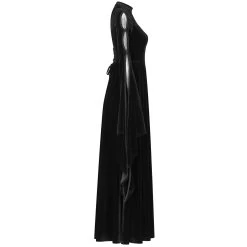 Longue Robe Gothique 'Princessa' Noire 23 Longue Robe Gothique 'Princessa' Noire -Magasin De Mode longue robe gothique princessa noire 8