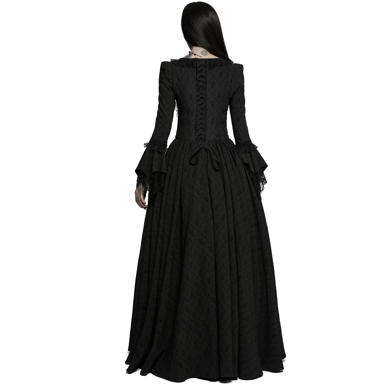 Longue Robe 'Metzli' Noire 5 Longue Robe 'Metzli' Noire – Image 3
