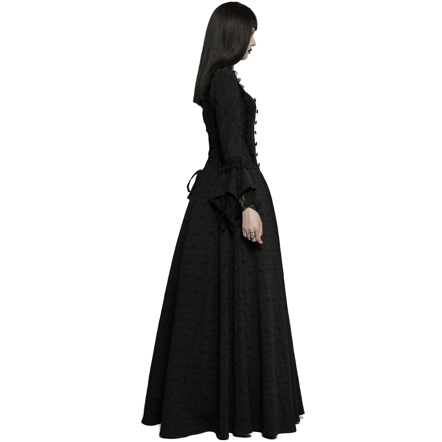 Longue Robe 'Metzli' Noire 6 Longue Robe 'Metzli' Noire – Image 4