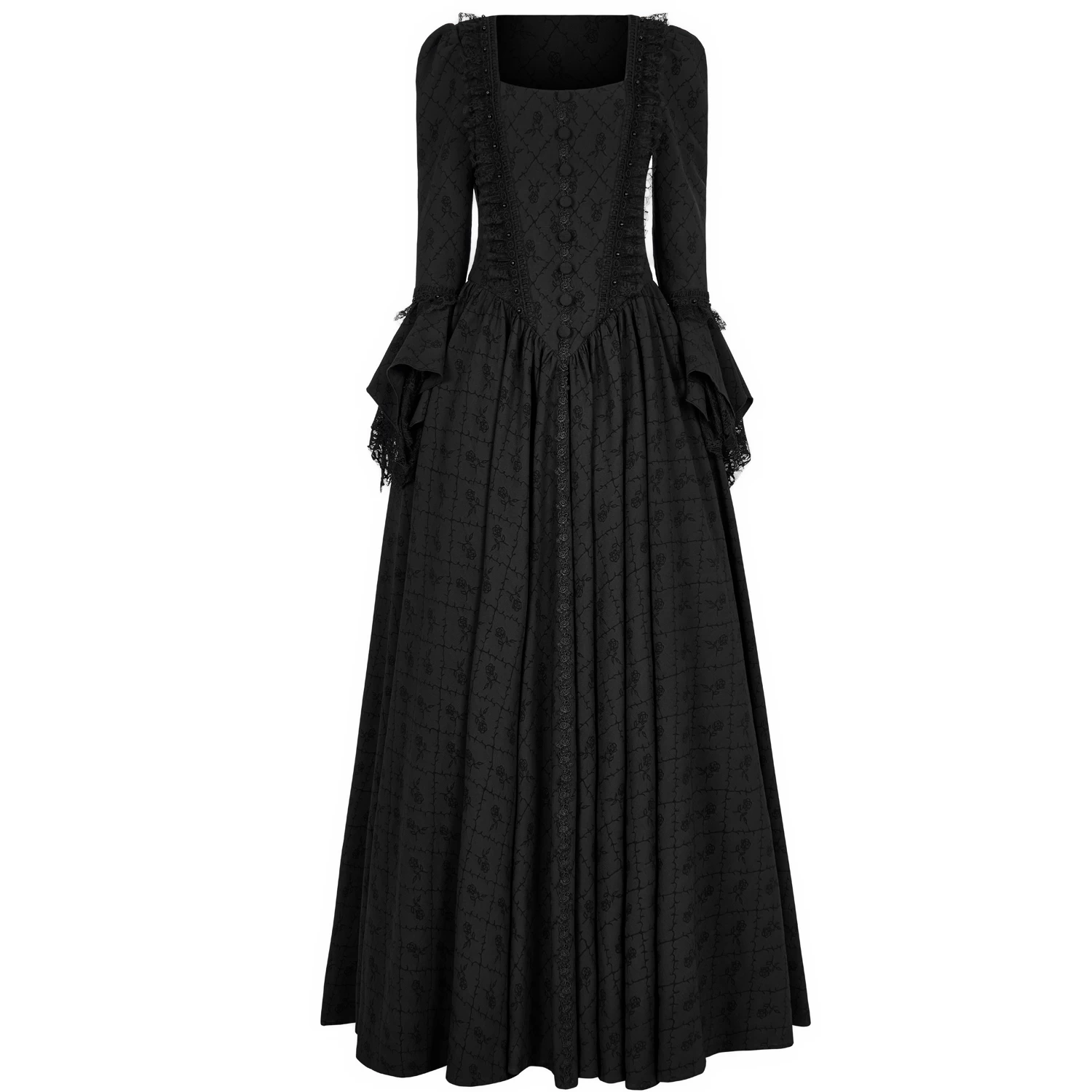 Longue Robe 'Metzli' Noire 8 Longue Robe 'Metzli' Noire – Image 6