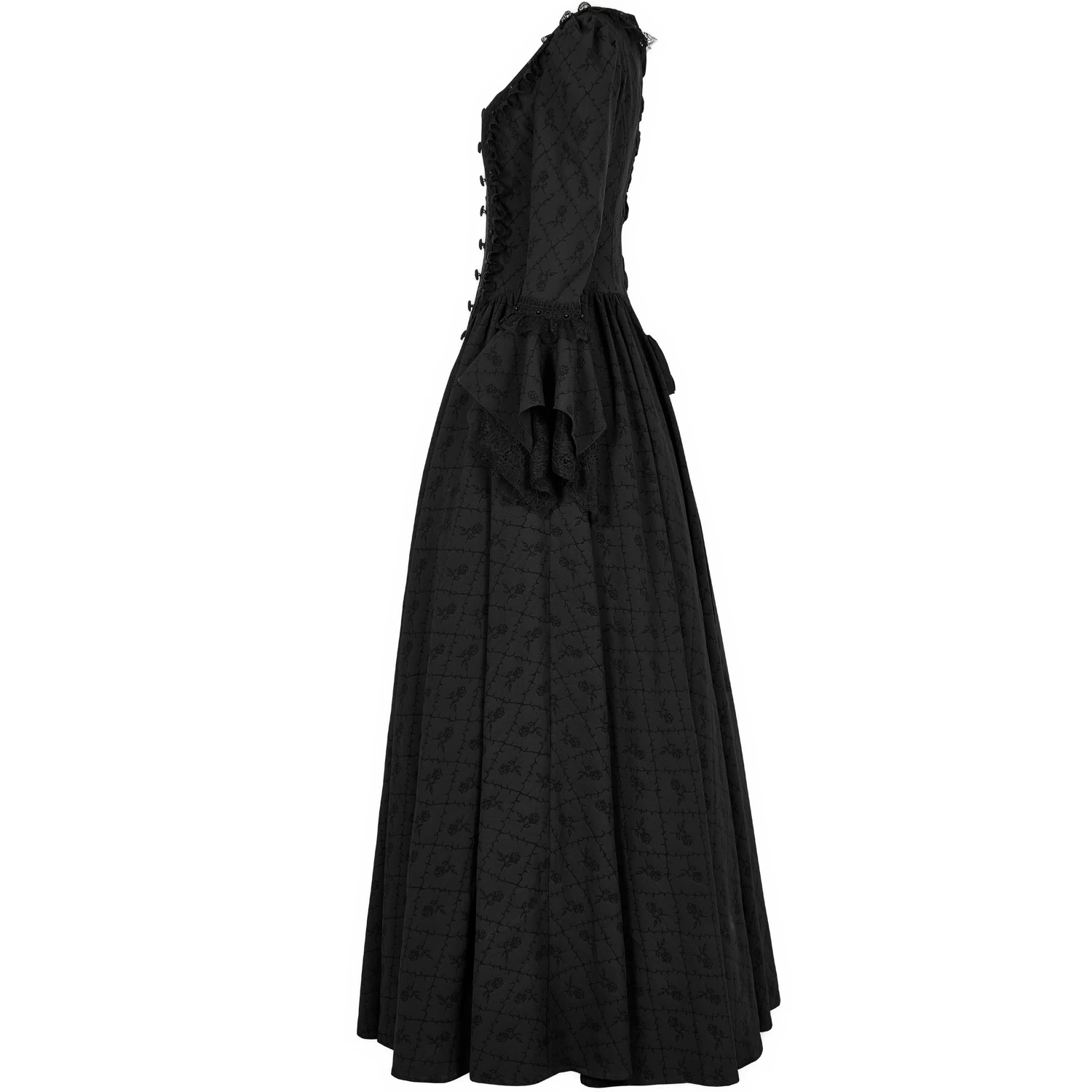 Longue Robe 'Metzli' Noire 10 Longue Robe 'Metzli' Noire – Image 8