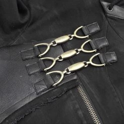 Longue Veste à Capuche 'Creed' Noire 30 Longue Veste à Capuche 'Creed' Noire -Magasin De Mode longue veste a capuche creed noire 13