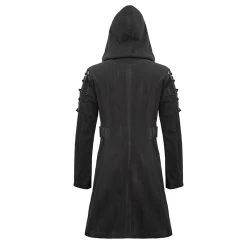 Longue Veste à Capuche 'Creed' Noire 25 Longue Veste à Capuche 'Creed' Noire -Magasin De Mode longue veste a capuche creed noire 8