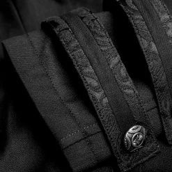 Longue Veste 'Black Cardinal' En Brocart Noir 25 Longue Veste 'Black Cardinal' En Brocart Noir -Magasin De Mode longue veste black cardinal en brocart noir 10