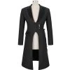 Longue Veste 'Cryock' Noire -Magasin De Mode longue veste cryock noire