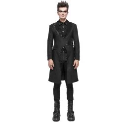 Longue Veste 'Cryock' Noire -Magasin De Mode longue veste cryock noire 5