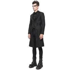 Longue Veste 'Cryock' Noire -Magasin De Mode longue veste cryock noire 7
